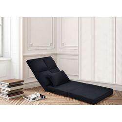 Sezlong moale Costway HW66919BK (Black)