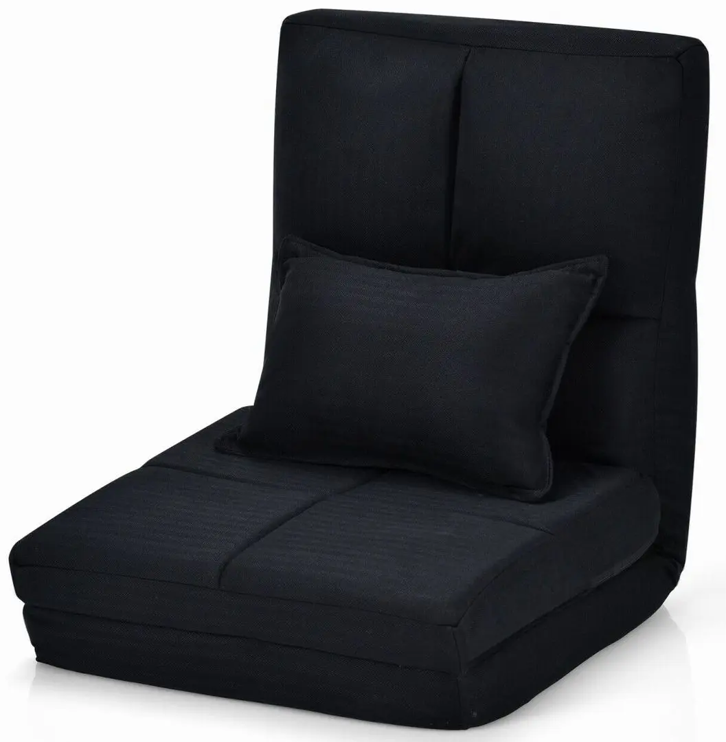 Sezlong moale Costway HW66919BK (Black) - 4