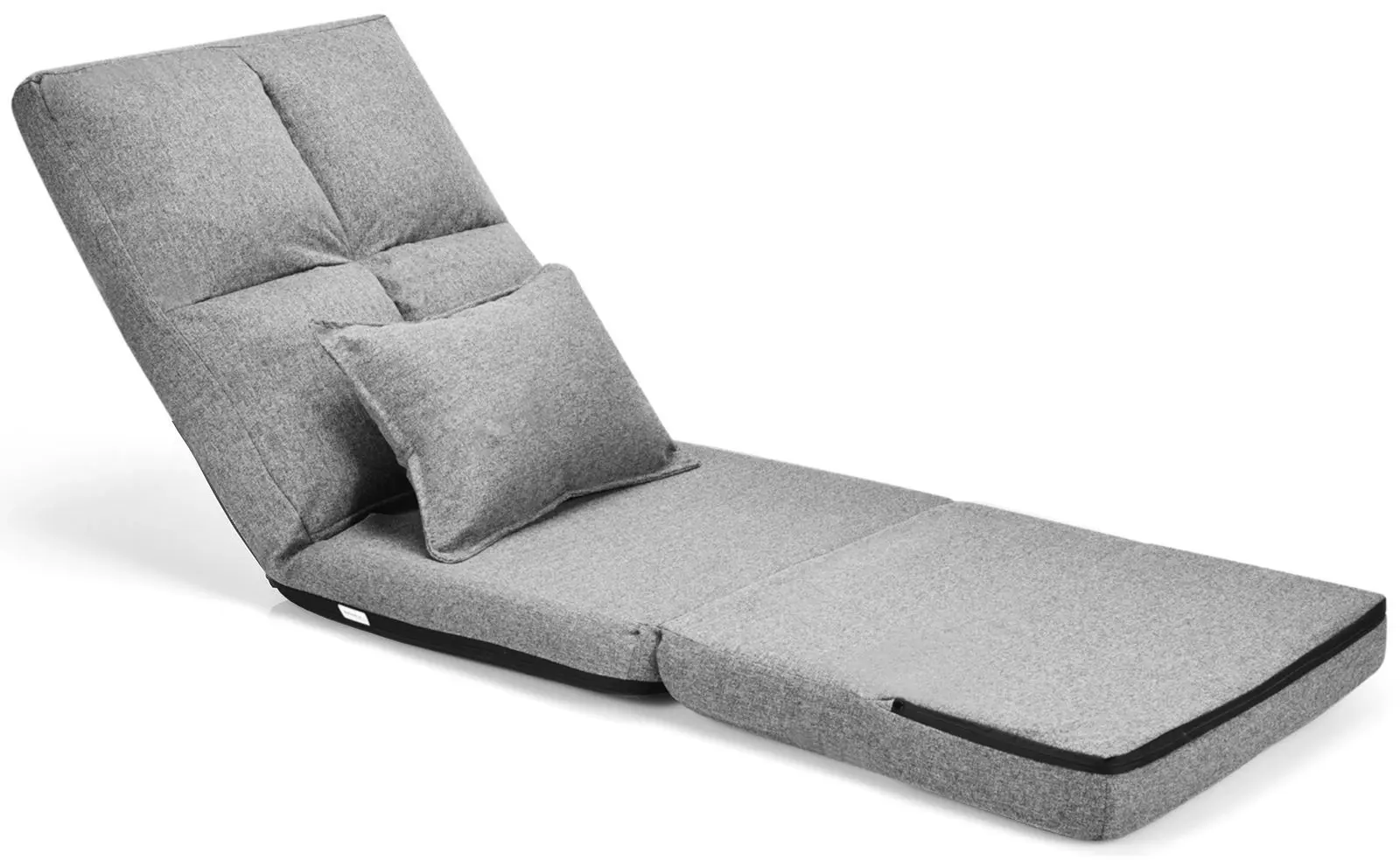 Мягкий шезлонг Costway HW66919GR (Grey) - 3