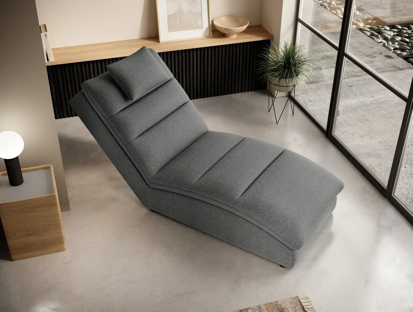 Мягкий шезлонг Eltap Taco Flores 04 (Gray) - 2