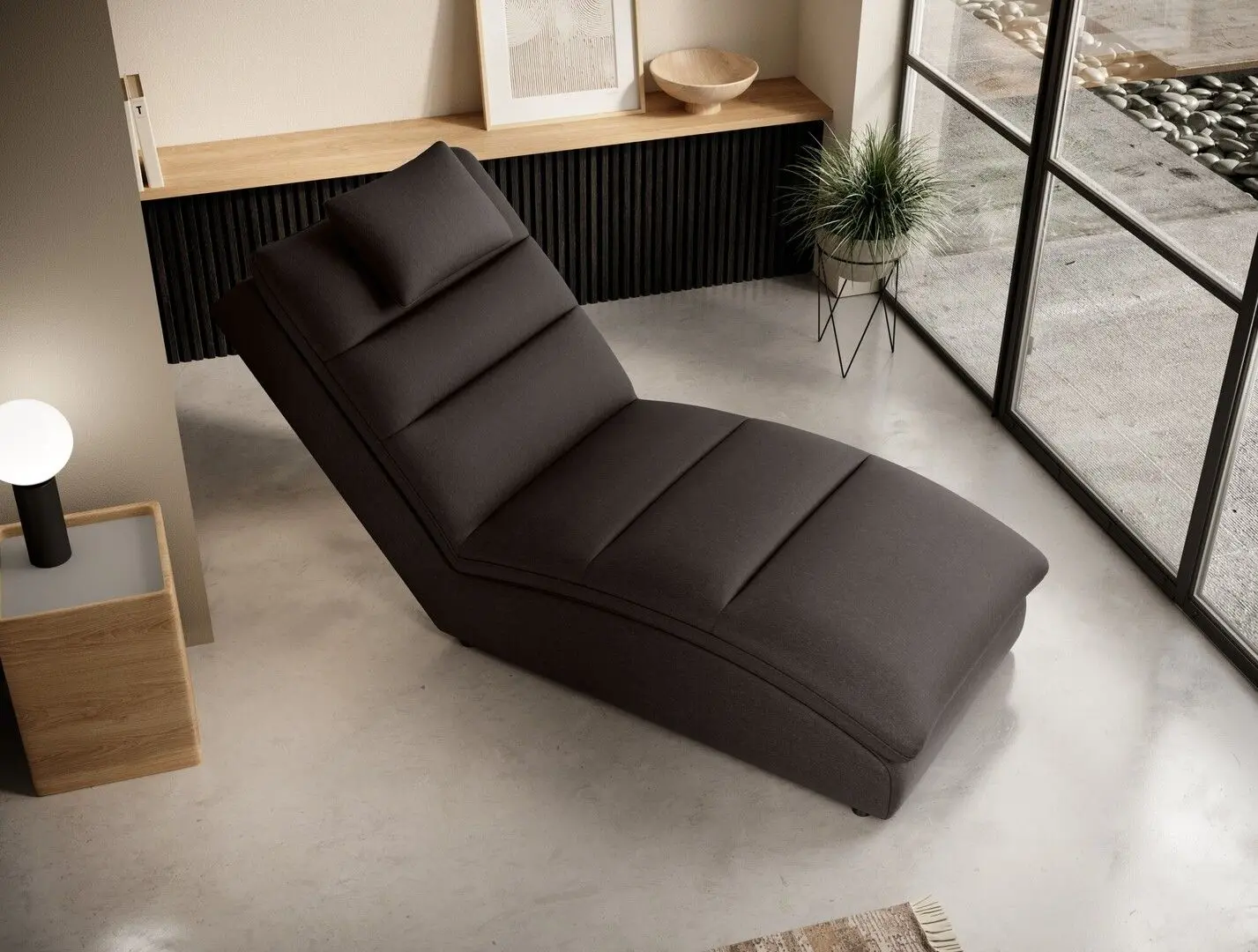 Sezlong moale Eltap Taco Flores 22 (Dark Brown)