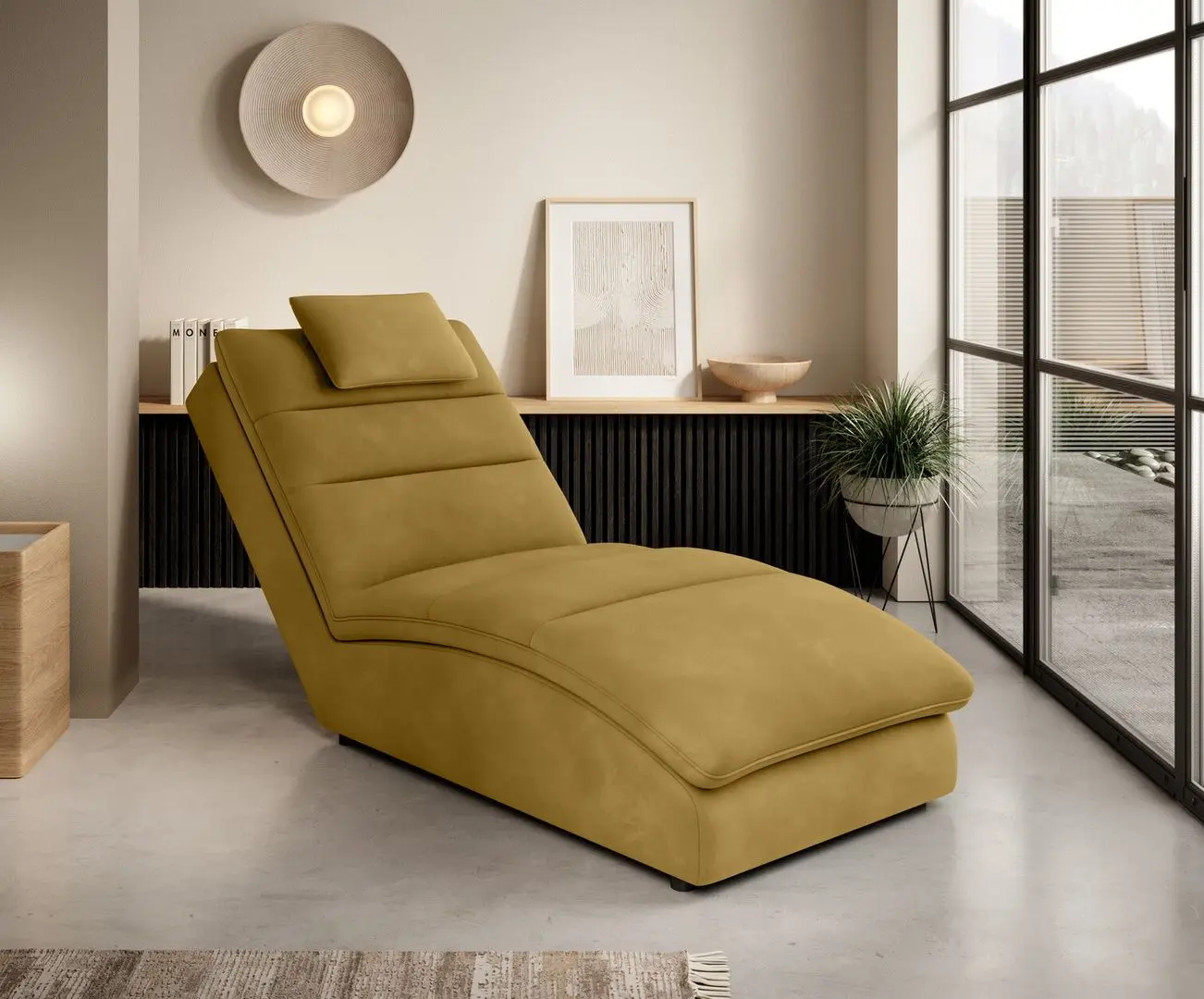 Sezlong moale Eltap Taco Loco 45 (Mustard)