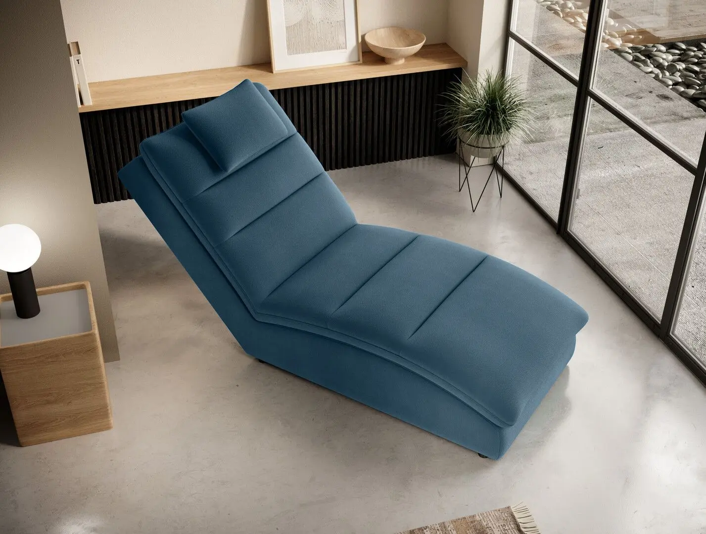 Sezlong moale Eltap Taco Savoi 38 (Gray-Blue)