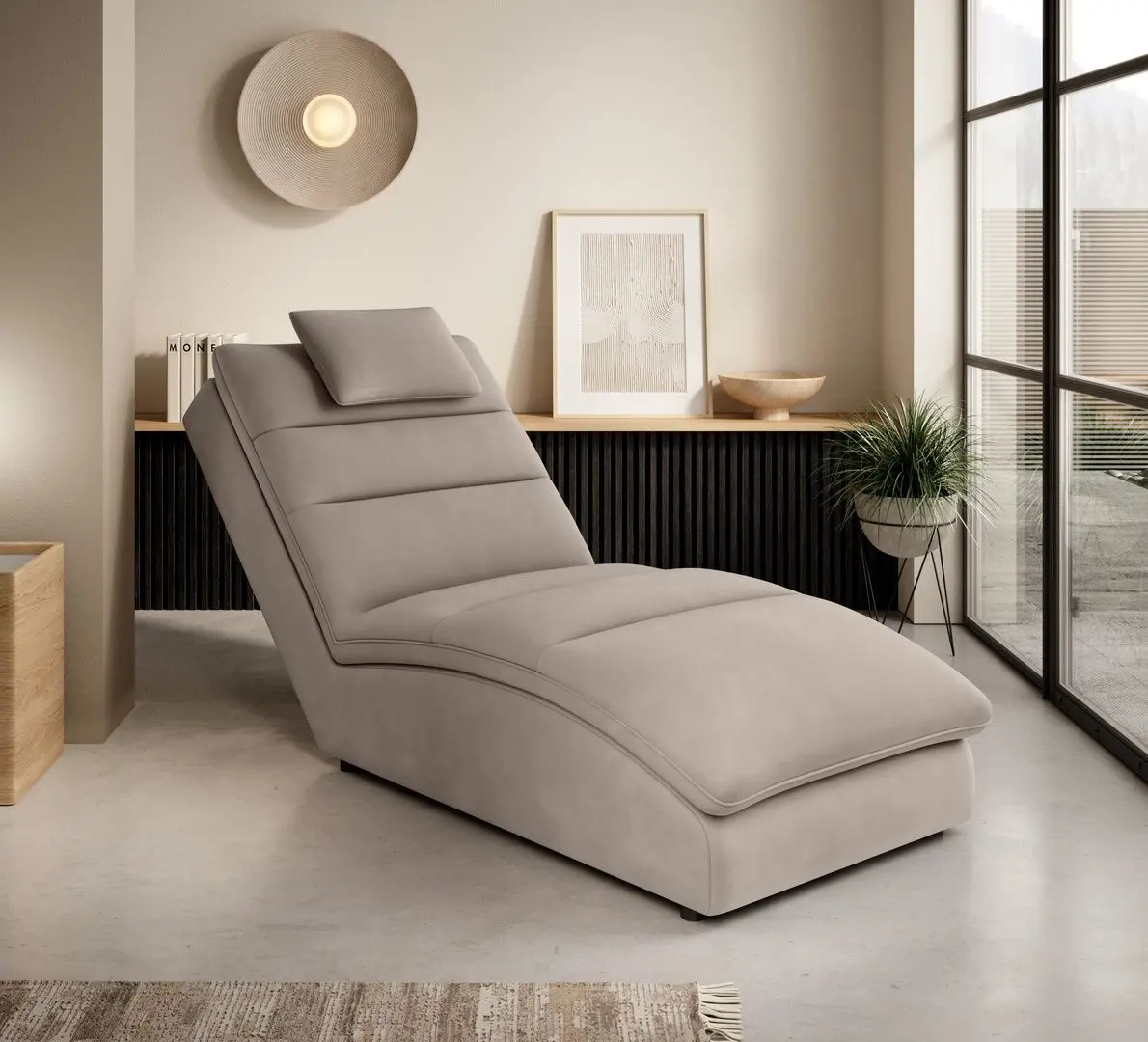 Sezlong moale Eltap Taco Sola 18 (Gray-Beige)