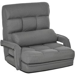 Мягкий шезлонг Homcom 839-110 78x62x70 cm (Grey) Thumb