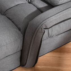 Мягкий шезлонг Homcom 839-110 78x62x70 cm (Grey) Thumb