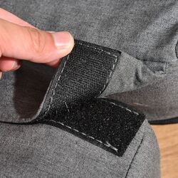 Мягкий шезлонг Homcom 839-110 78x62x70 cm (Grey) Thumb