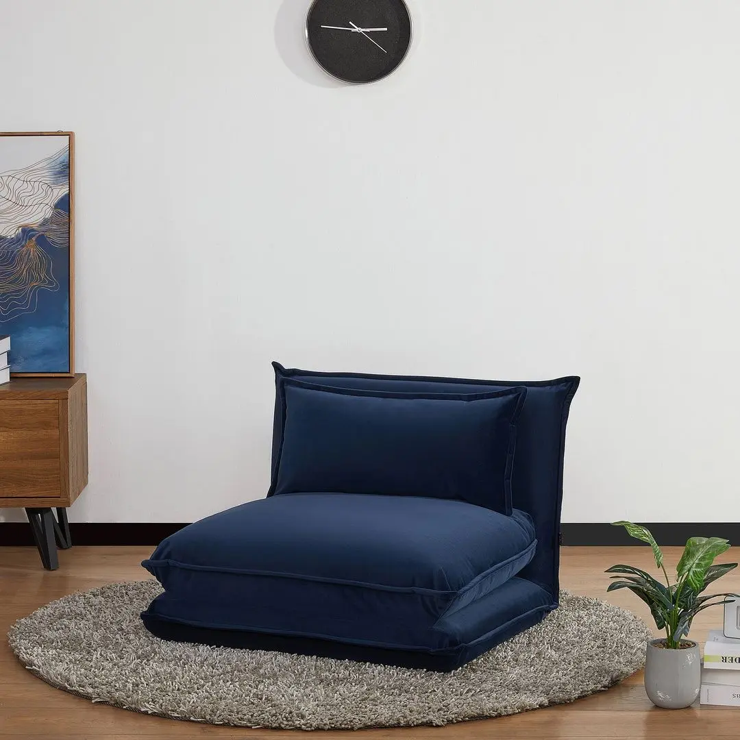 Sezlong moale Homcom 839-460V00DB (Dark Blue)