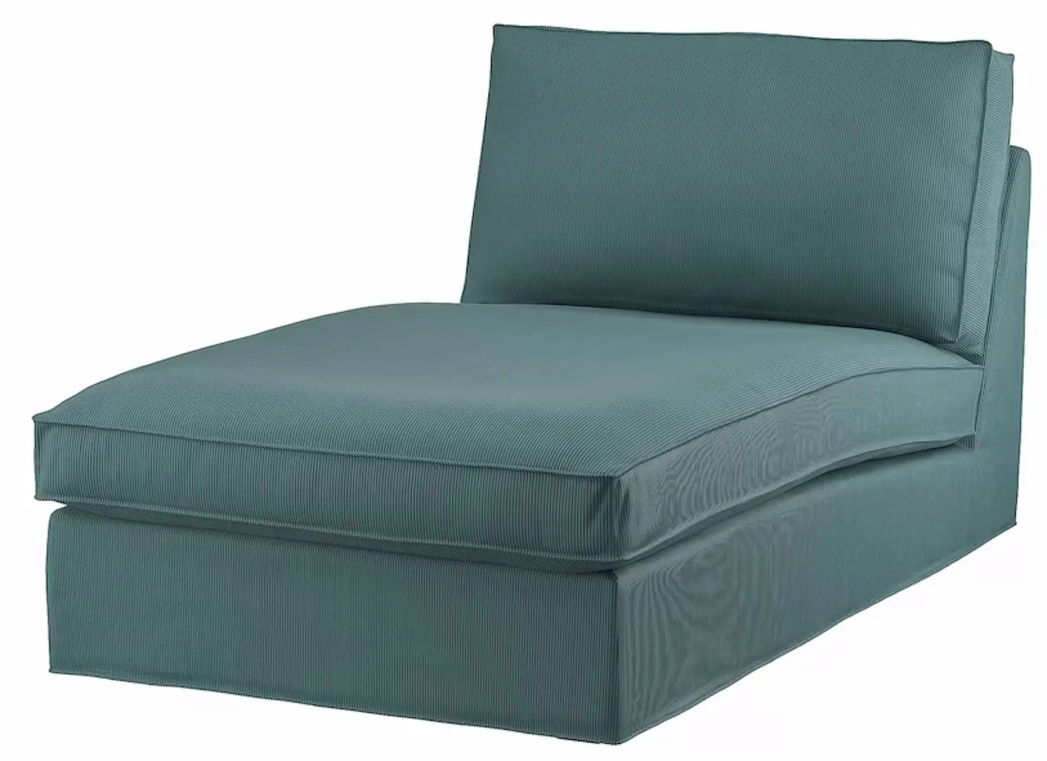 Sezlong moale Ikea Kivik/Kelinge (Gri-Turcoaz)