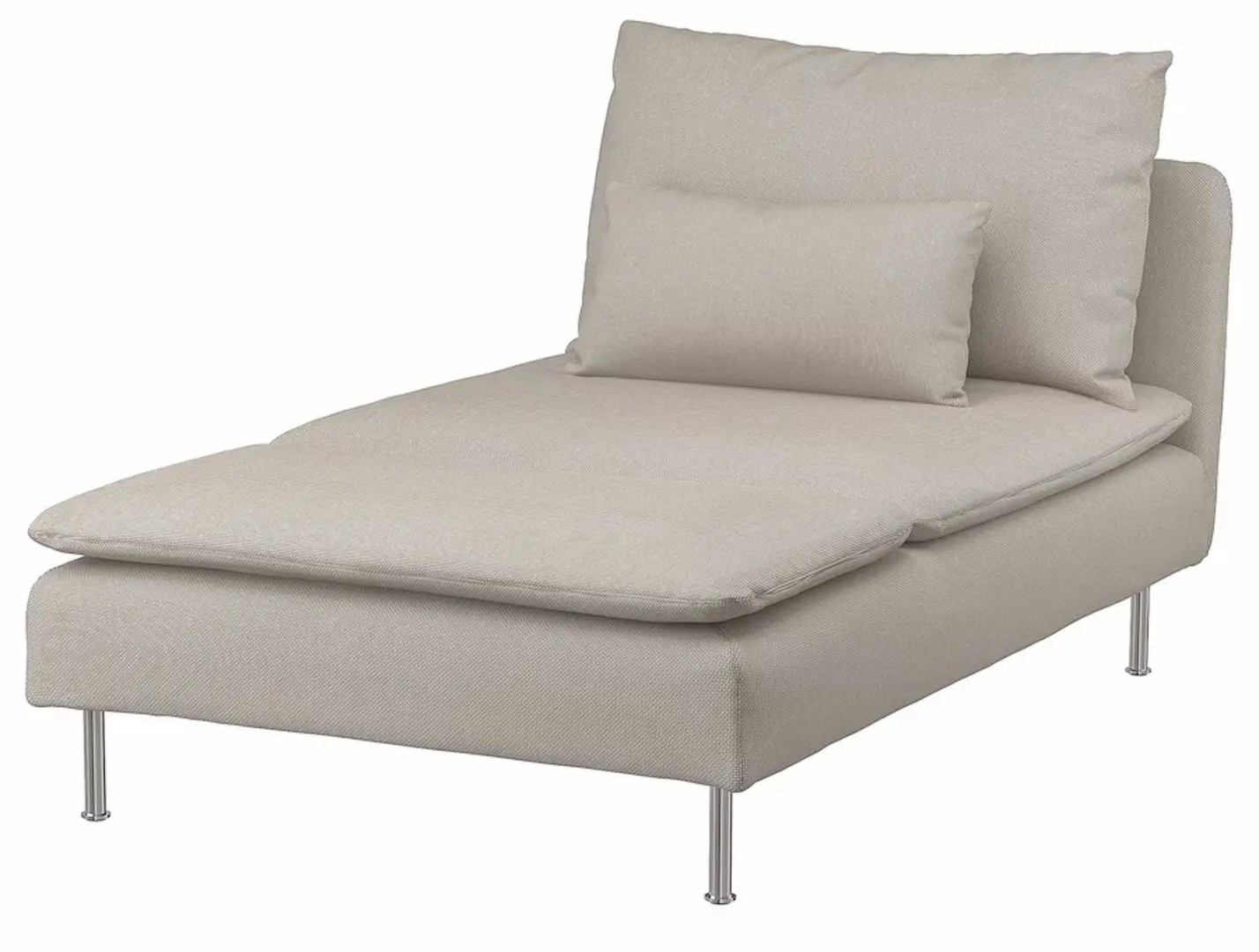 Sezlong moale Ikea Soderhamn/Fridtuna (Bej Deschis)