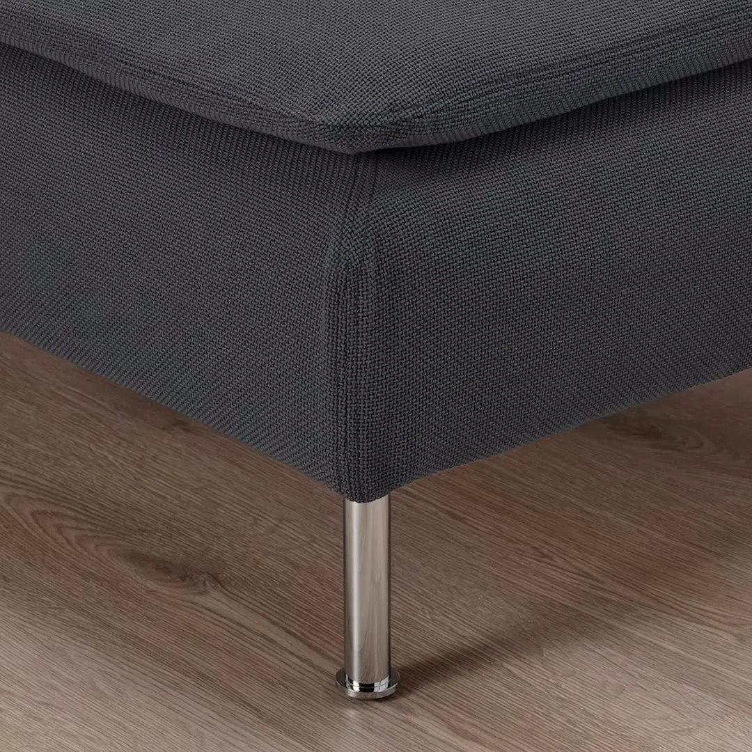 Мягкий шезлонг Ikea Soderhamn/Fridtuna (Темно-Серый)