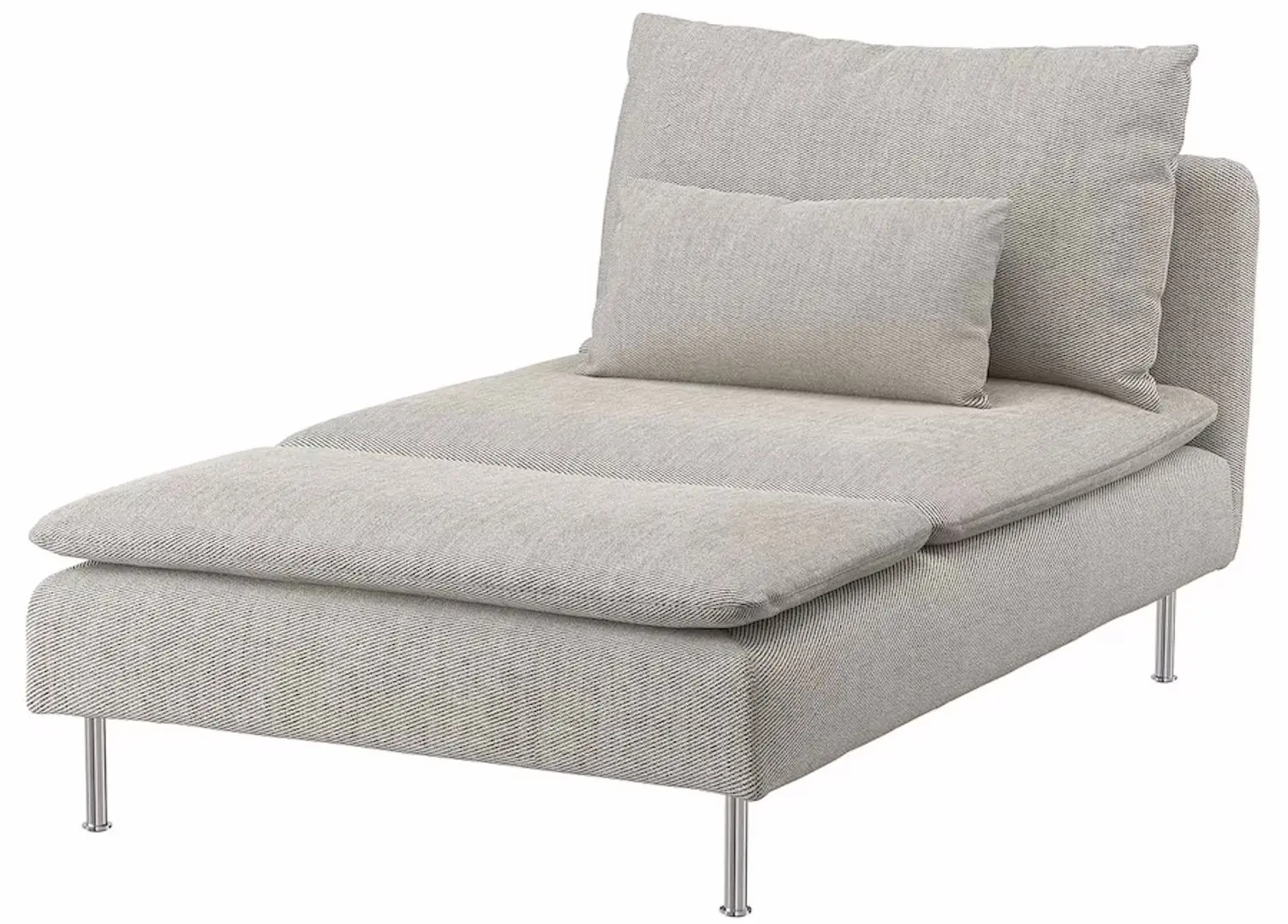 Sezlong moale Ikea Soderhamn/Viarp (Bej-Maro)