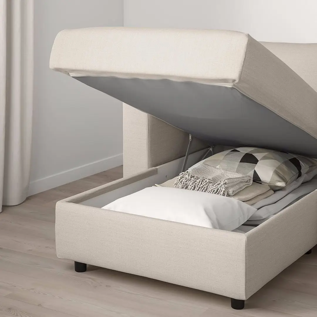 Sezlong moale Ikea Vimle/Gunnared (Bej)