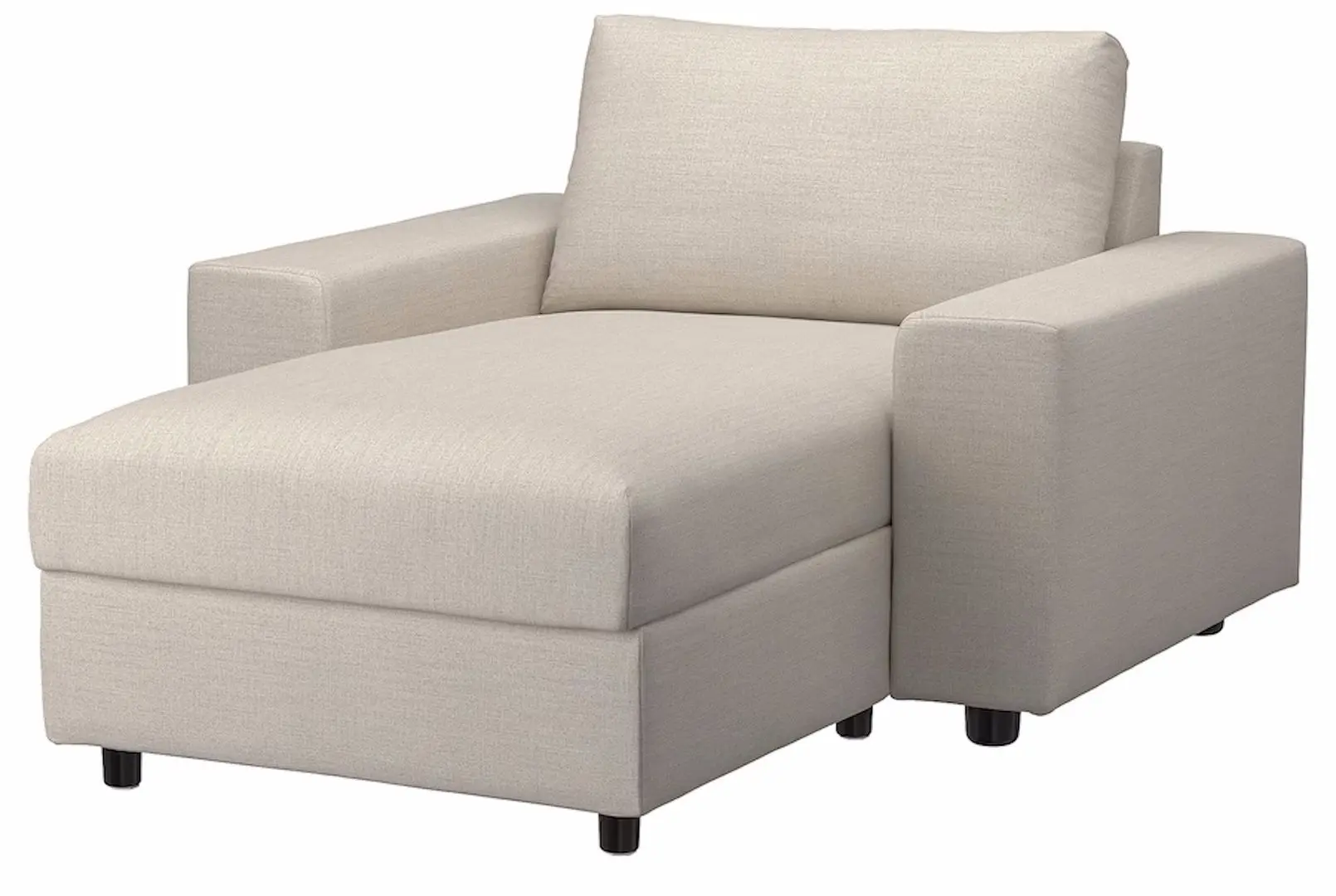 Sezlong moale Ikea Vimle/Gunnared brate late (Bej)