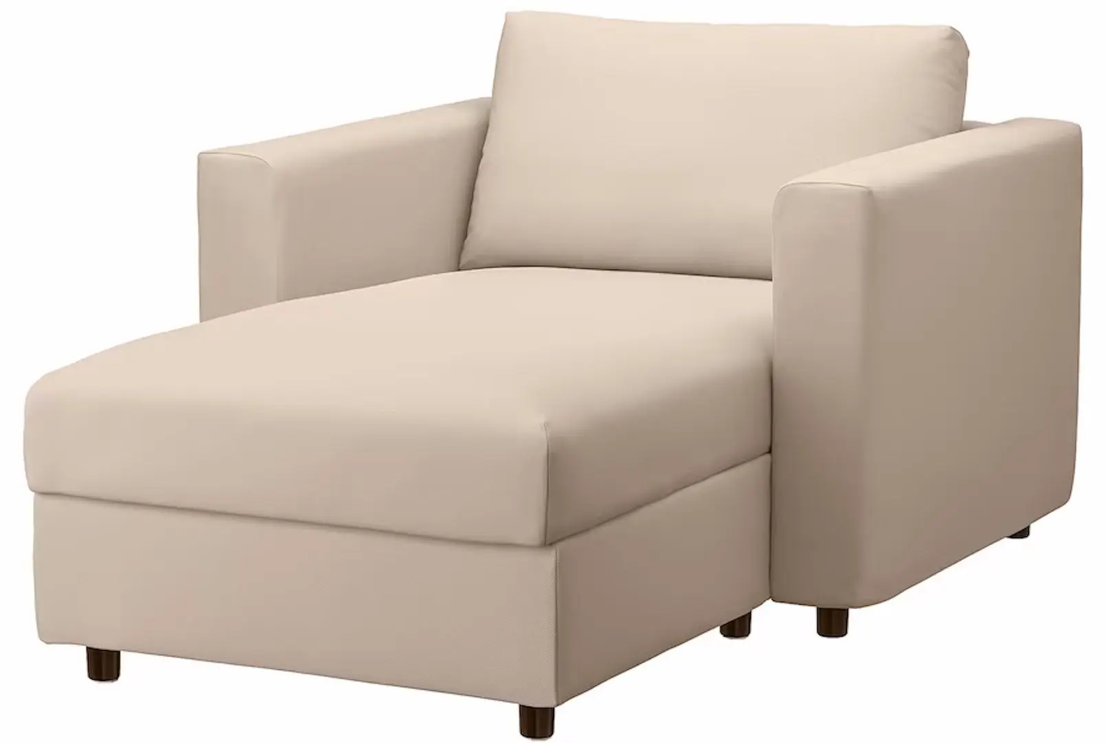 Мягкий шезлонг Ikea Vimle/Hallarp (Бежевый)