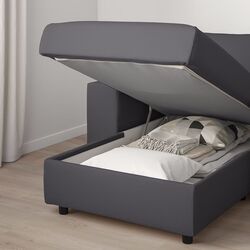 Sezlong moale Ikea Vimle/Hallarp brate late (Gri) Thumb
