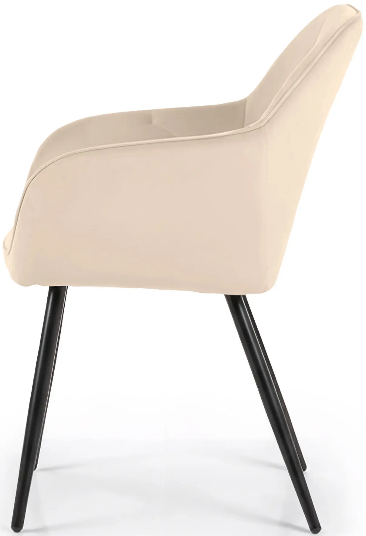 Набор стульев Akord Diamante 2pcs (Beige/Black) - 4