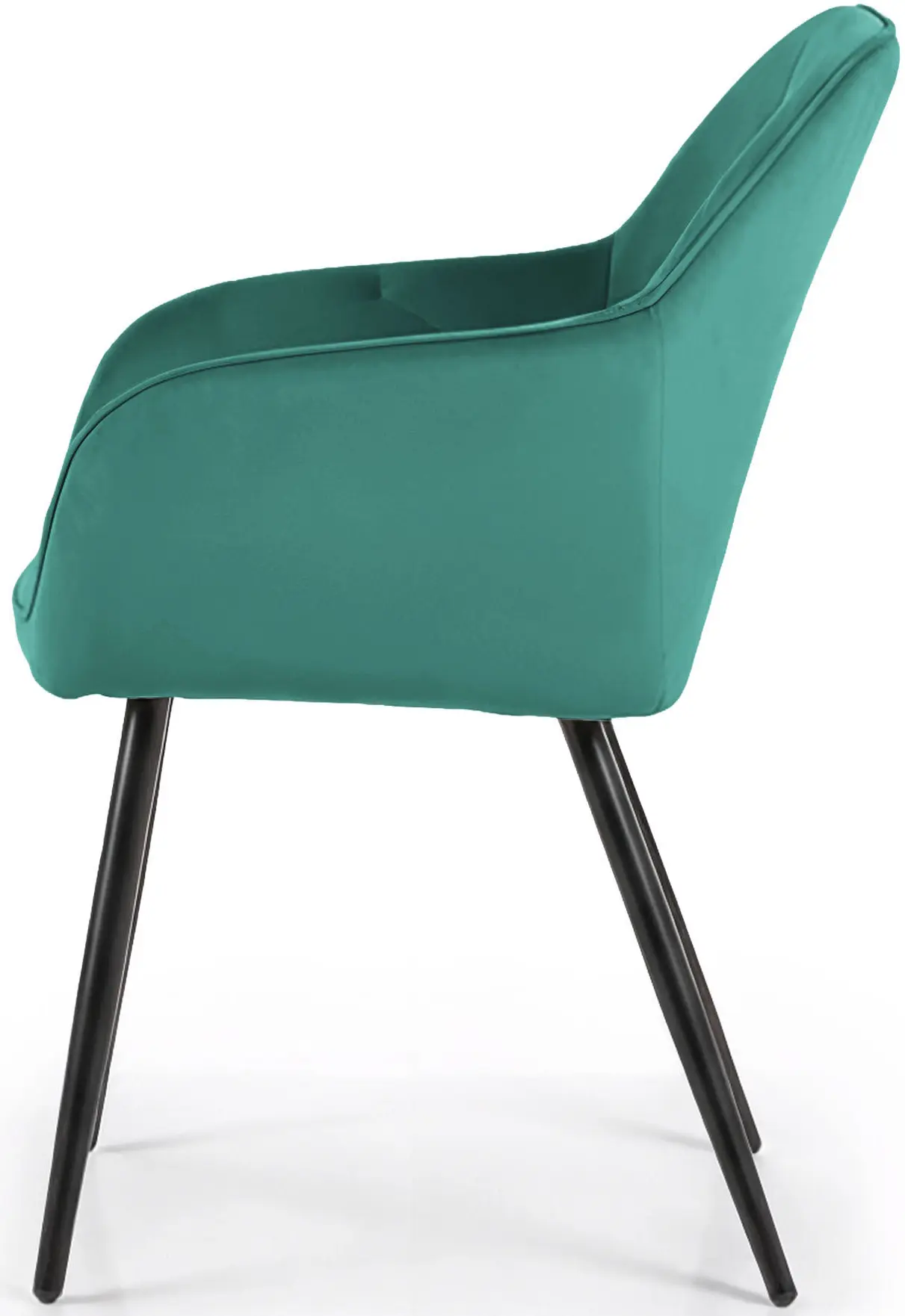 Набор стульев Akord Diamante 2pcs (Bottle Green/Black) - 4