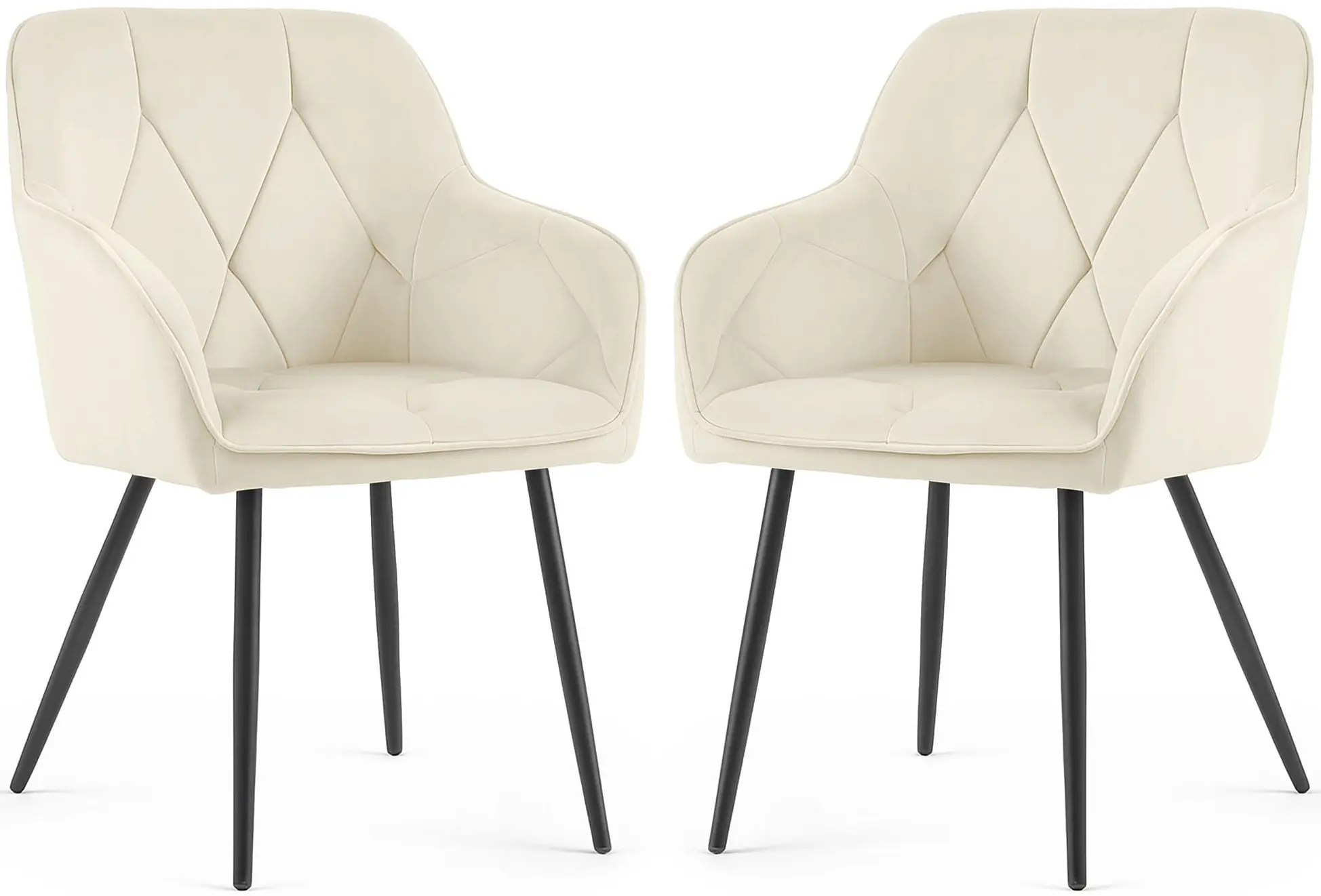 Набор стульев Akord Diamante 2pcs (Cream/Black)