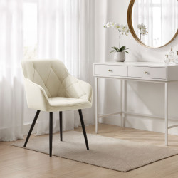 Набор стульев Akord Diamante 2pcs (Cream/Black) Thumb