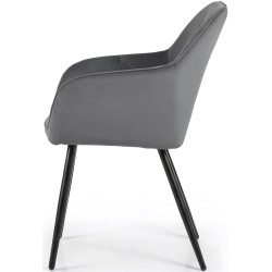 Set scaune Akord Diamante 2pcs (Dark Graphite/Black) Thumb