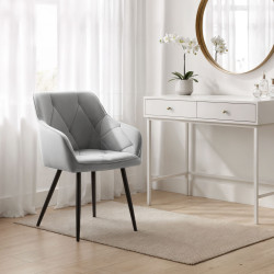 Набор стульев Akord Diamante 2pcs (Grey/Black) Thumb