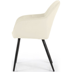 Set scaune Akord Diamante 4pcs (Cream/Black) Thumb