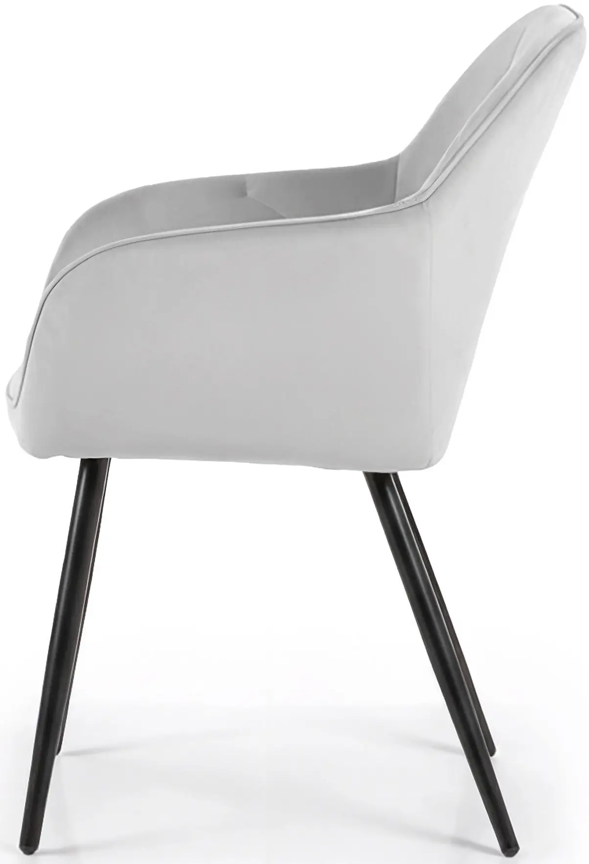 Набор стульев Akord Diamante 4pcs (Grey/Black) - 4