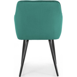 Set scaune Akord Diamante 6pcs (Bottle Green/Black) Thumb