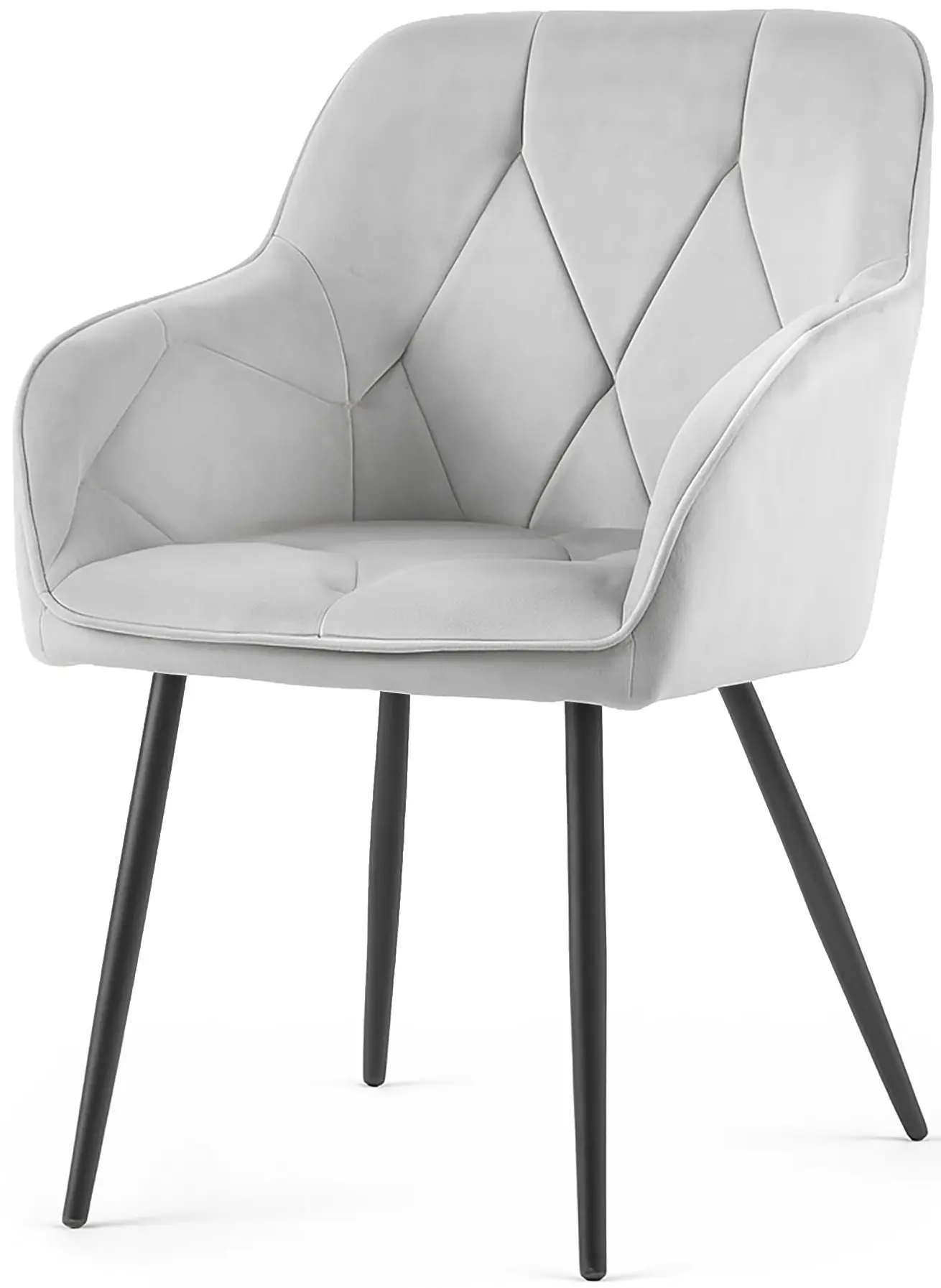 Набор стульев Akord Diamante 6pcs (Grey/Black)