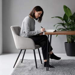 Набор стульев Akord Diamante 6pcs (Grey/Black) Thumb