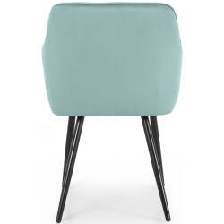 Set scaune Akord Diamante 6pcs (Turquoise/Black) Thumb