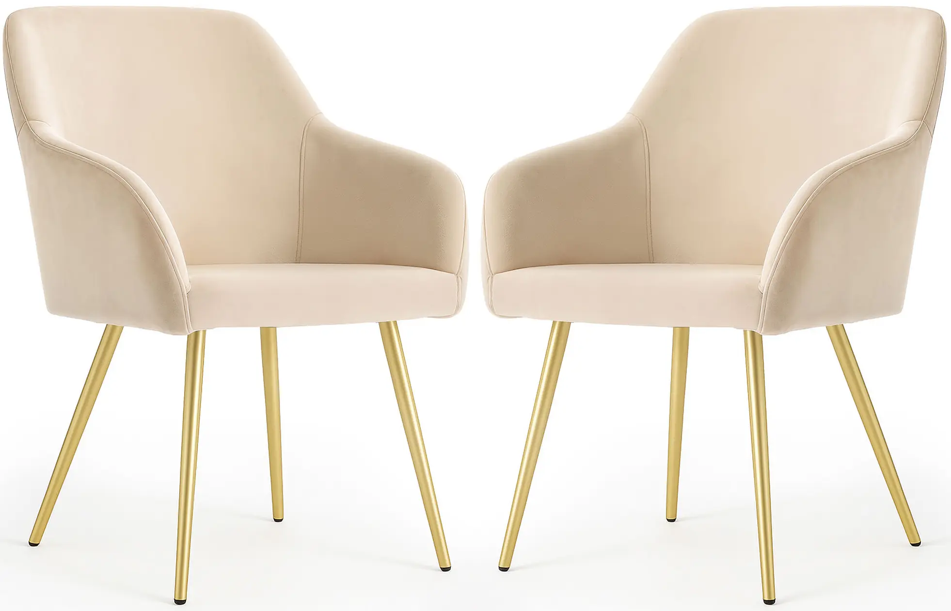 Набор стульев Akord Estelle 2pcs (Beige/Gold) - 3