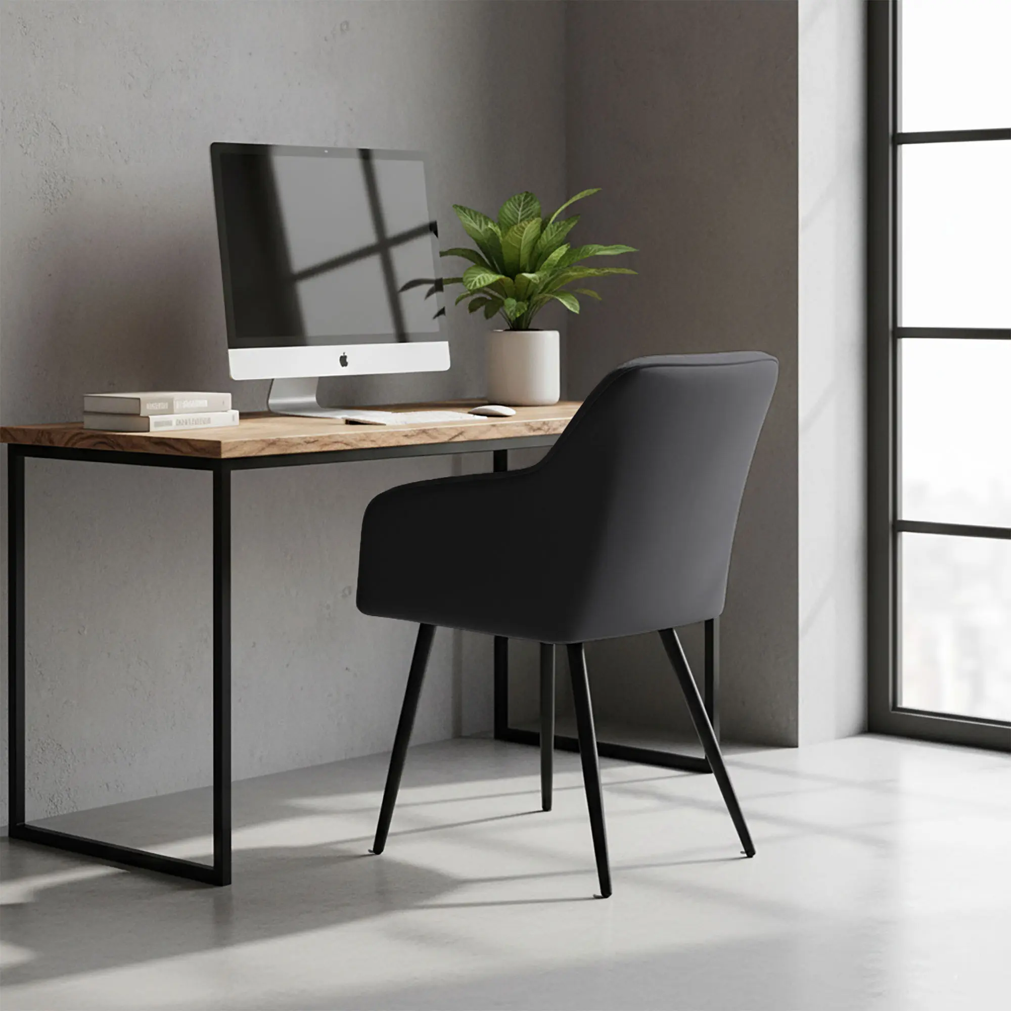 Набор стульев Akord Estelle 2pcs (Black) - 8