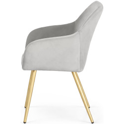 Набор стульев Akord Estelle 2pcs (Grey/Gold) Thumb