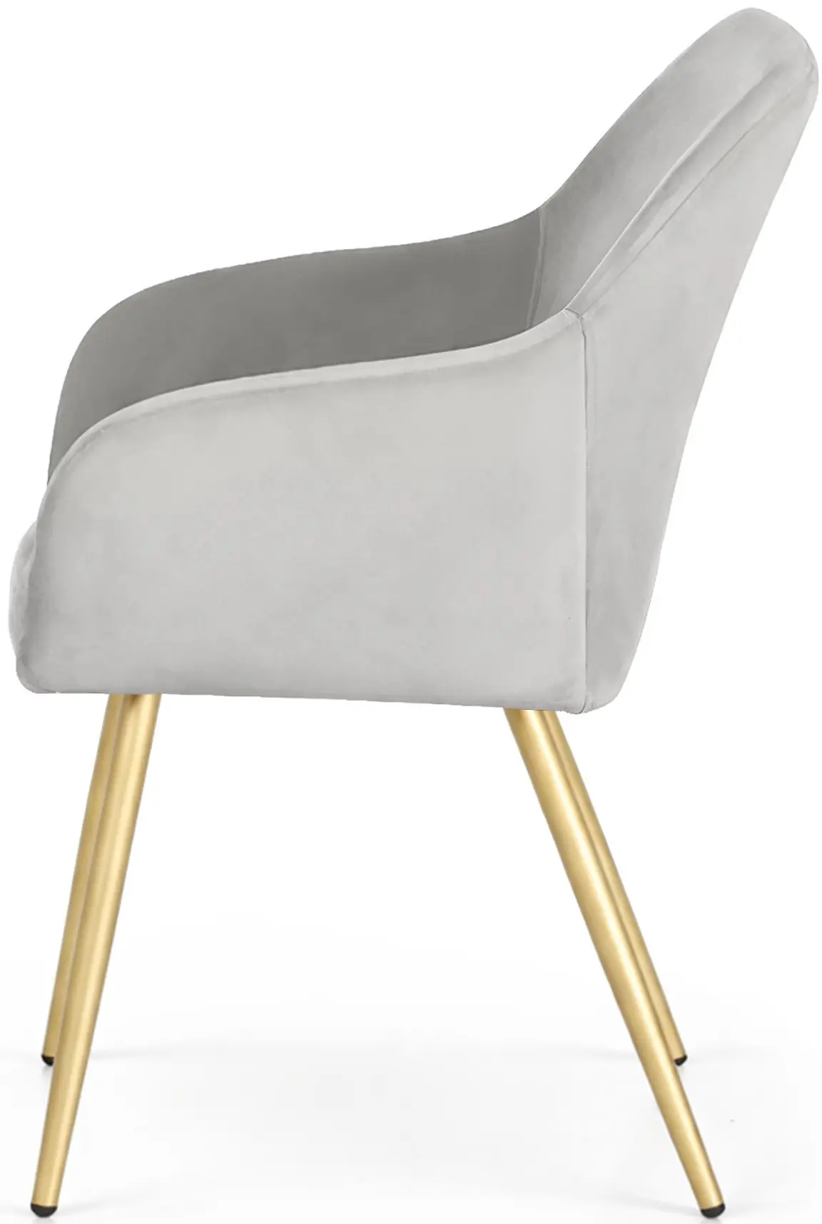 Набор стульев Akord Estelle 2pcs (Grey/Gold) - 4