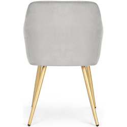 Набор стульев Akord Estelle 2pcs (Grey/Gold) Thumb