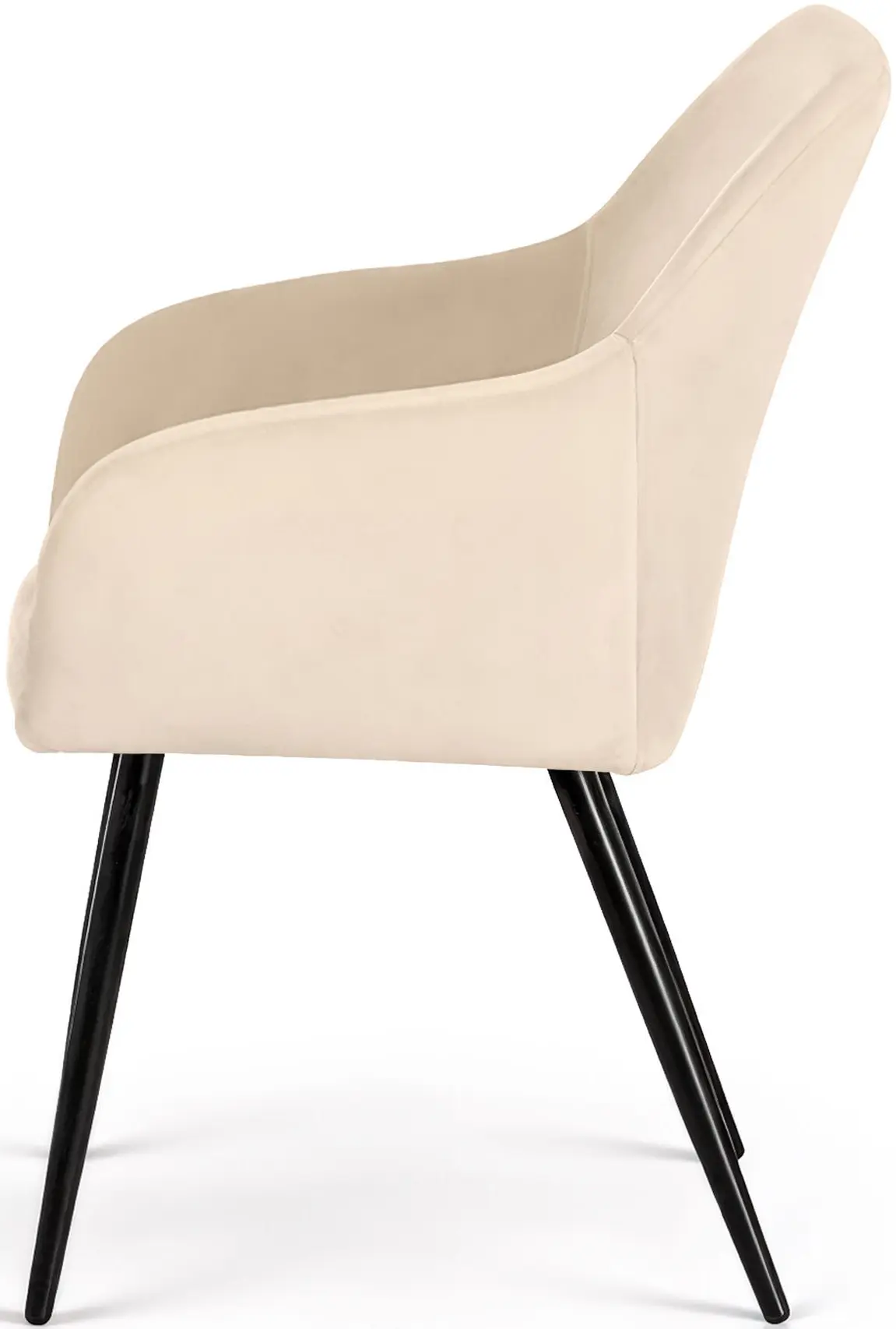 Set scaune Akord Estelle 4pcs (Beige/Black) - 4