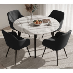 Set scaune Akord Estelle 4pcs (Black) Thumb