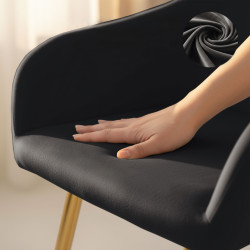 Набор стульев Akord Estelle 4pcs (Black/Gold) Thumb