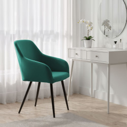 Набор стульев Akord Estelle 4pcs (Bottle Green/Black) Thumb