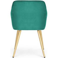 Набор стульев Akord Estelle 4pcs (Bottle Green/Gold) Thumb