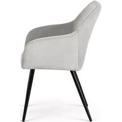 Набор стульев Akord Estelle 4pcs (Grey/Black) Thumb