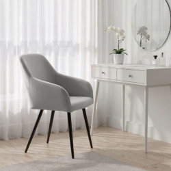 Набор стульев Akord Estelle 4pcs (Grey/Black) Thumb