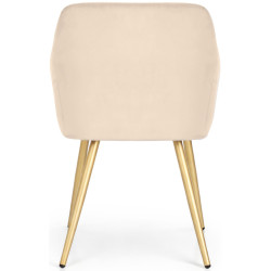 Set scaune Akord Estelle 6pcs (Beige/Gold) Thumb