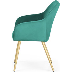 Набор стульев Akord Estelle 6pcs (Bottle Green/Gold) Thumb