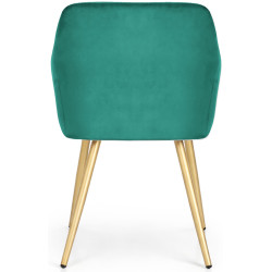 Набор стульев Akord Estelle 6pcs (Bottle Green/Gold) Thumb