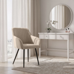 Набор стульев Akord Florence 2pcs (Beige/Black) Thumb