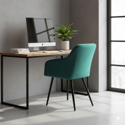 Набор стульев Akord Florence 2pcs (Bottle Green/Black) Thumb