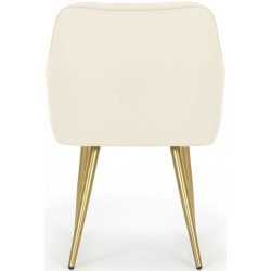 Set scaune Akord Florence 2pcs (Cream/Gold) Thumb